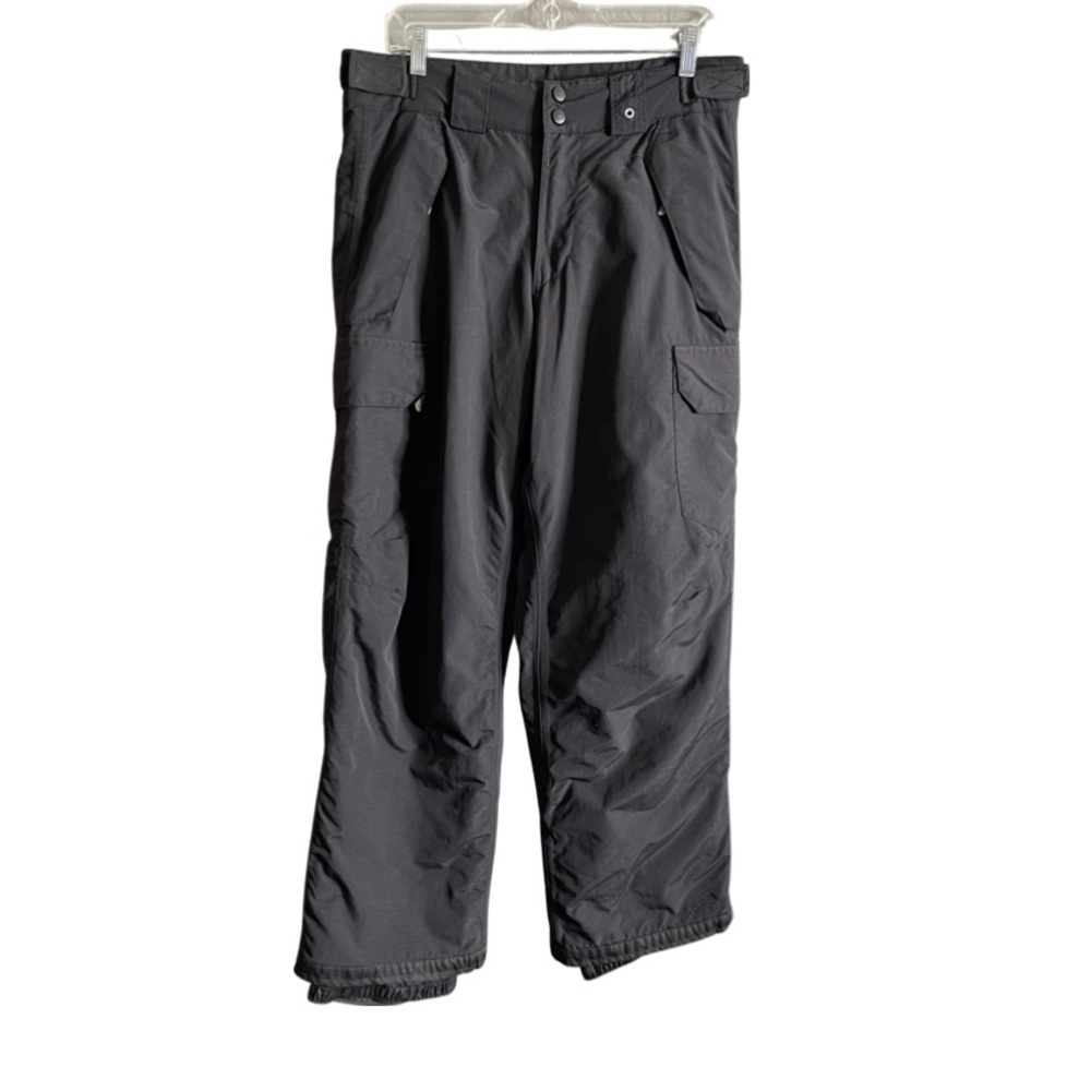 Polar Edge Silver Series black cargo men snow or ski pants size Small.